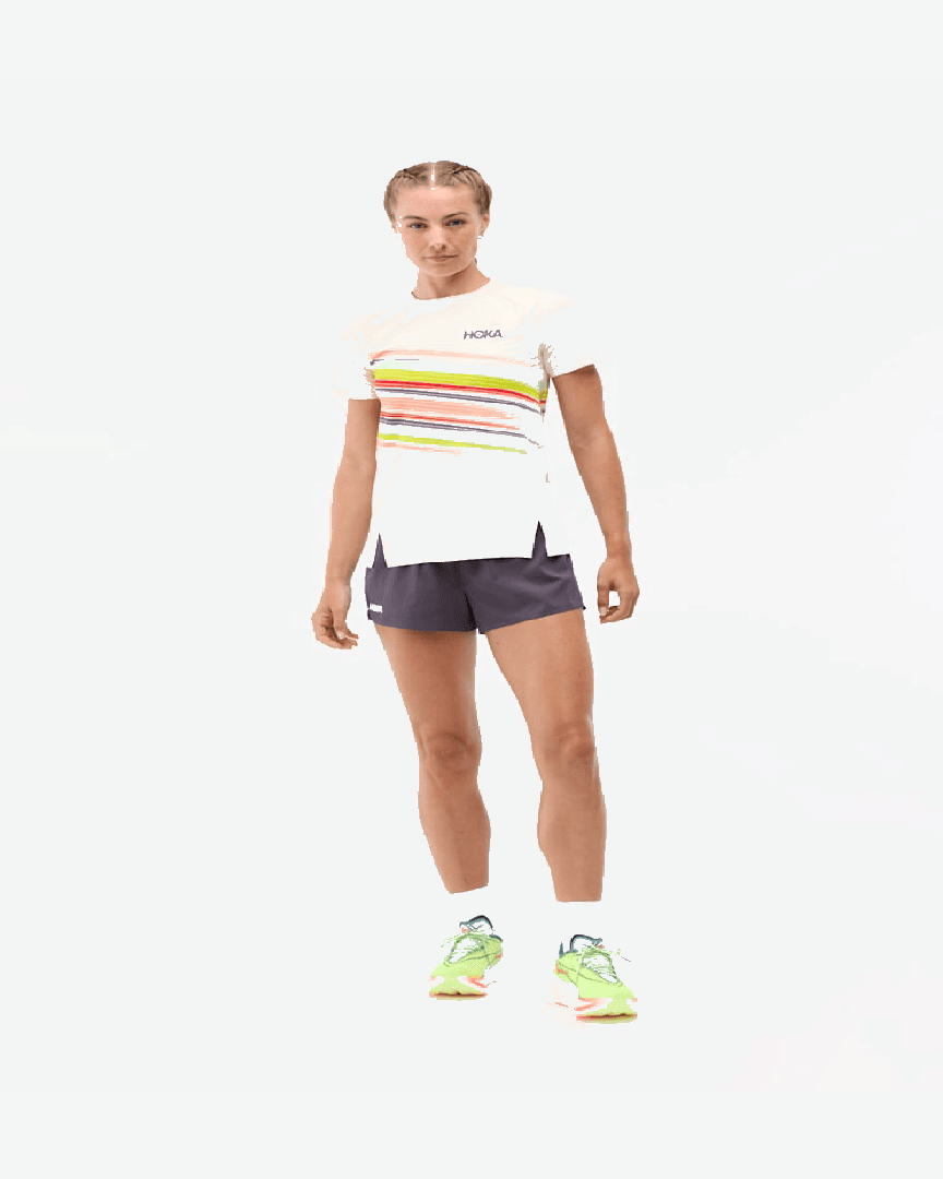 Hoka T-Shirt À Manches Courtes Race Day W - 1173531P-AFLR (2) au meilleur prix !