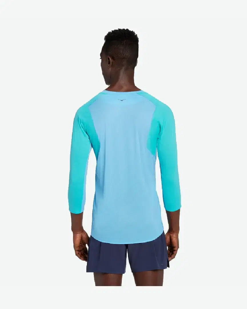 Hoka T-Shirt À Manches Trois-Quarts Glide M - 1123726-AABR (4) au meilleur prix !