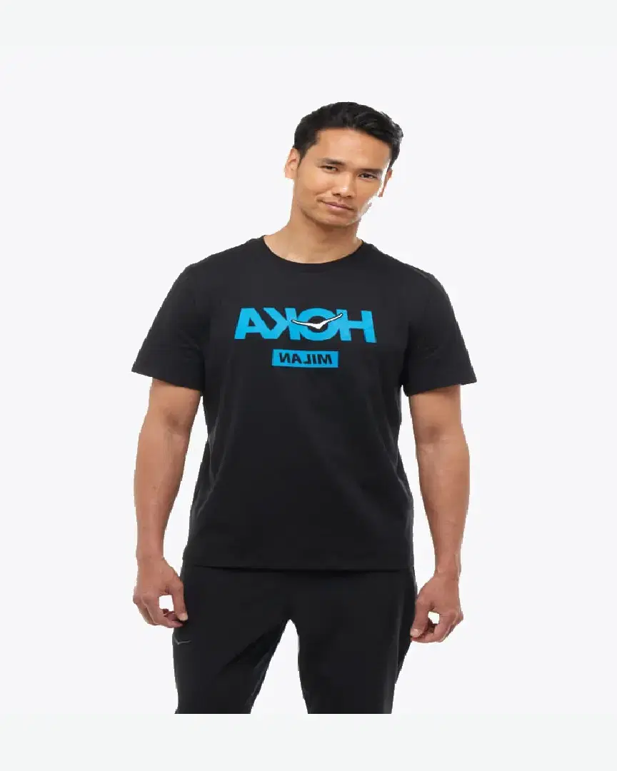 Hoka T-Shirt Milan City M - 1178950-BLK (0) au meilleur prix !