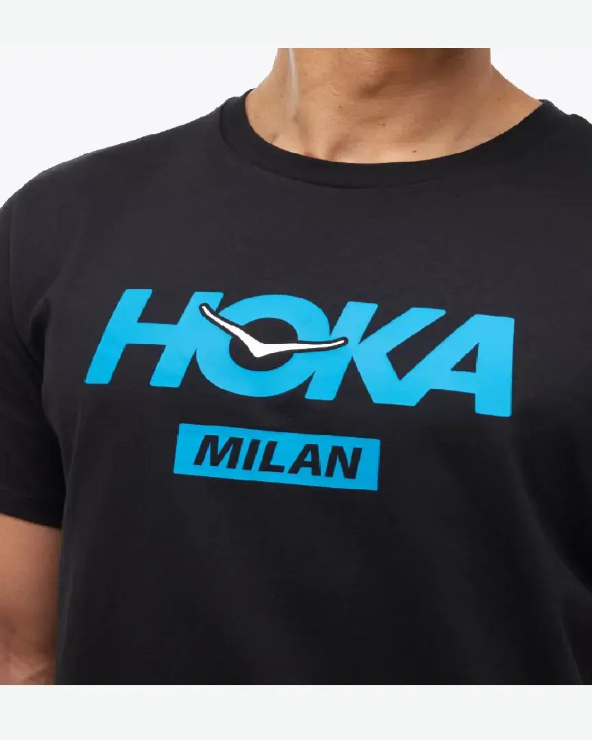 Hoka T-Shirt Milan City M - 1178950-BLK (4) au meilleur prix !