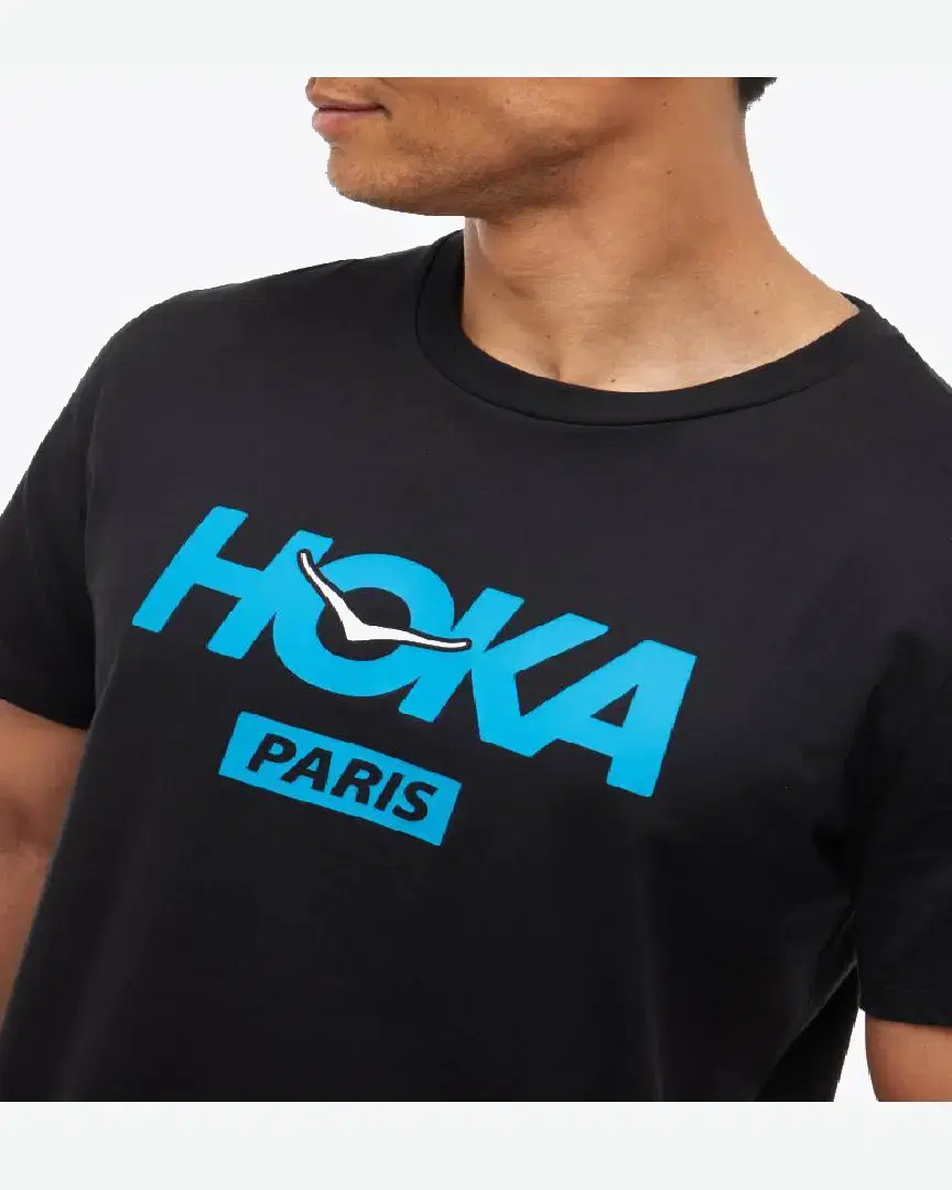 Hoka T-Shirt Paris City M - 1178920-BLK (4) au meilleur prix !