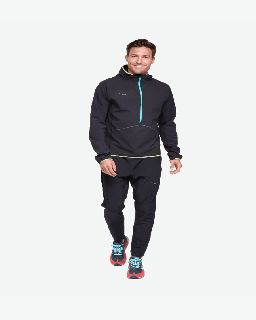Hoka Veste Demi-Zippée Skyglow M - 1156098-BLK (2) au meilleur prix !