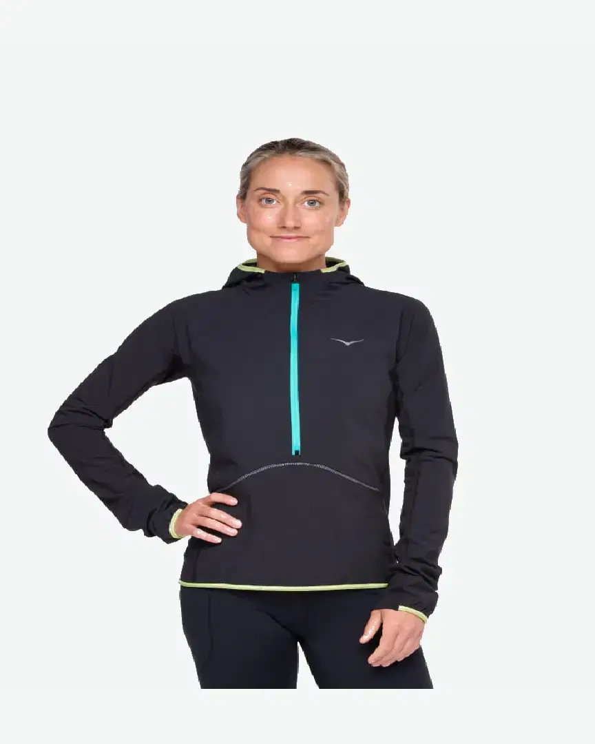 Hoka Veste Demi-Zippée Skyglow W - 1156113-BLK (0) au meilleur prix !