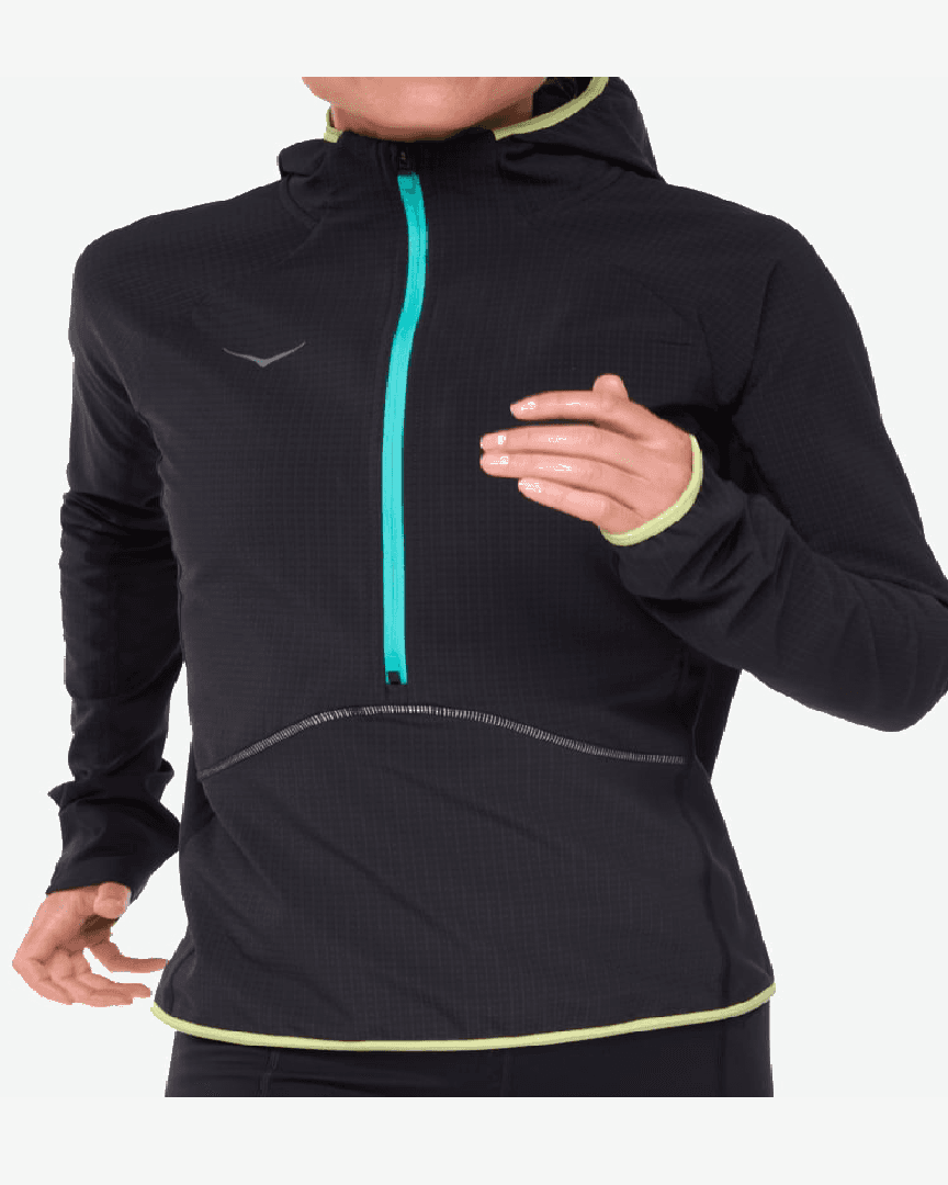 Hoka Veste Demi-Zippée Skyglow W - 1156113-BLK (3) au meilleur prix !