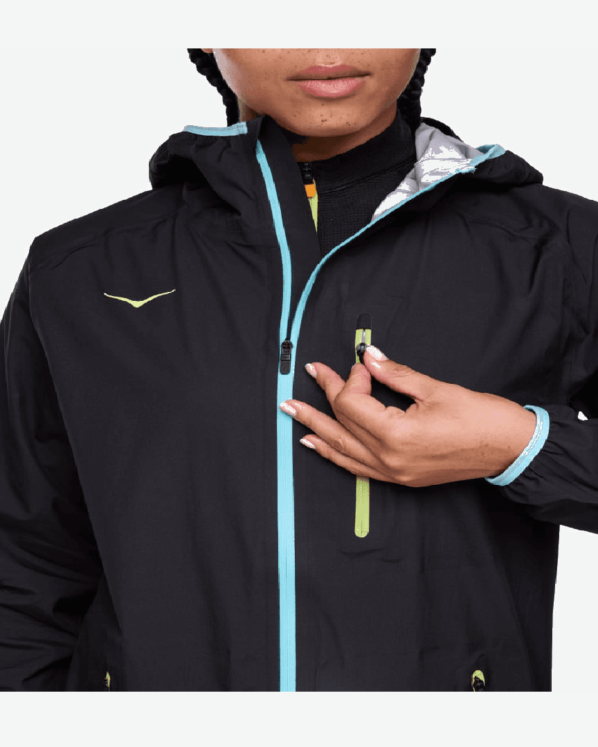 Hoka Veste Imperméable Tecsky - 1156100-BLK (4) au meilleur prix !