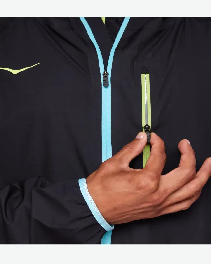 Hoka Veste Imperméable Tecsky M - 1156094-BLK (5) au meilleur prix !