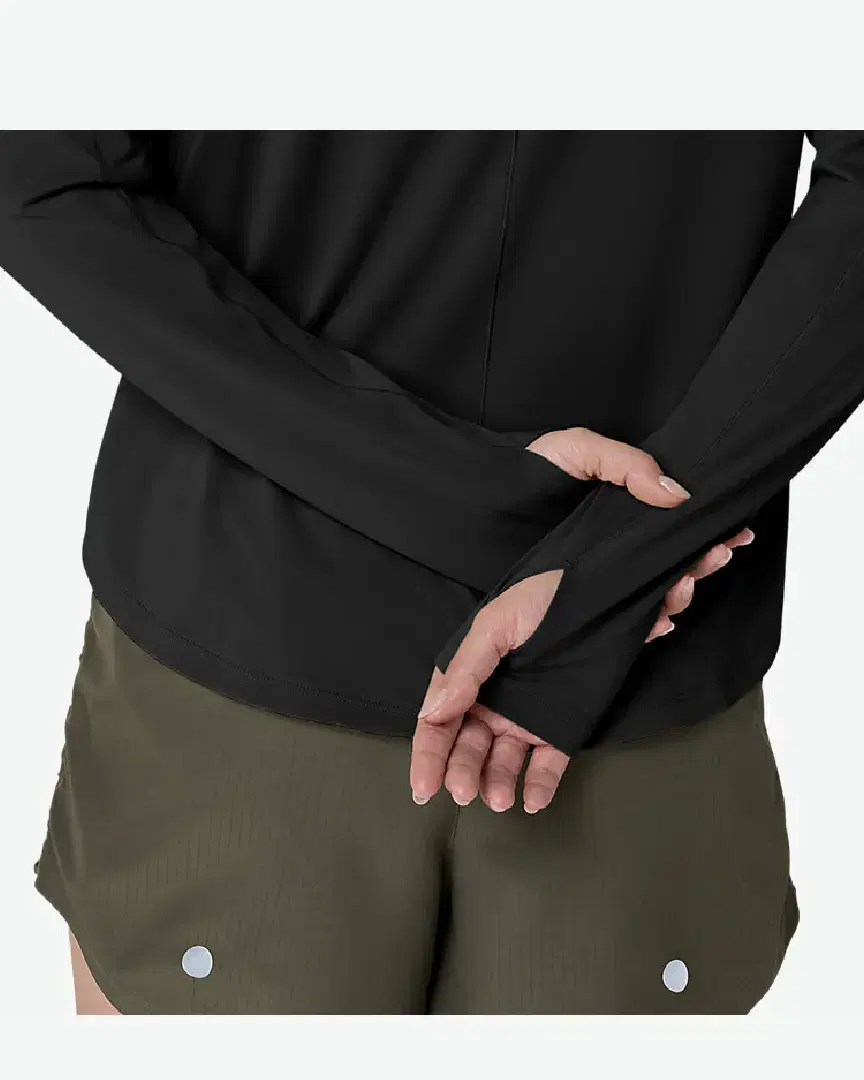 Nagino Run 1/4 Zip Ls Top W - 2012D365-001 (4) au meilleur prix !