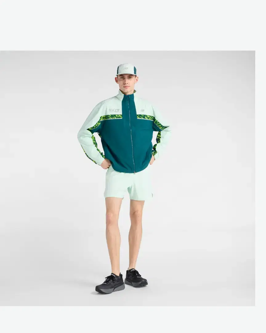 New Balance London Edition Marathon Jacket M - MJA2G1AAV (5) au meilleur prix !