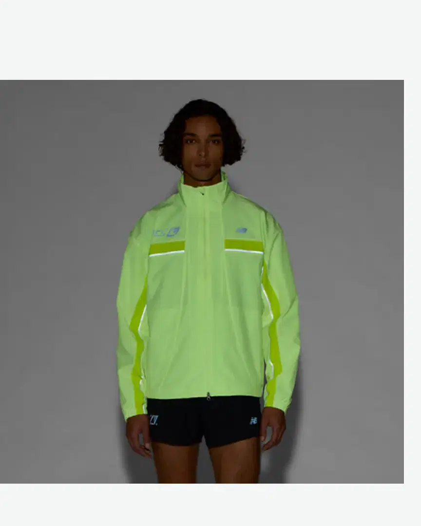 New Balance London Edition Marathon Jacket M - MJA2G1AFG (3) au meilleur prix !