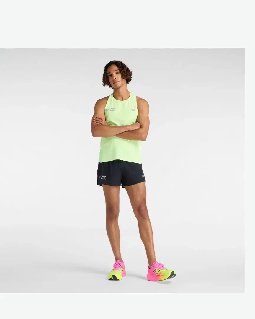 New Balance London Edition Race Day Ultra Light Singlet M - MT61V88RAFG (5) au meilleur prix !