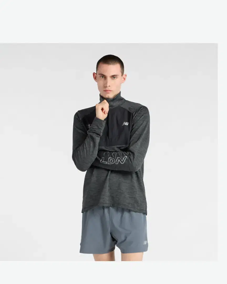 New Balance London Edition Rc Essential Heat Grid Half Zip Ldn M - MT61G44SBK (0) au meilleur prix !