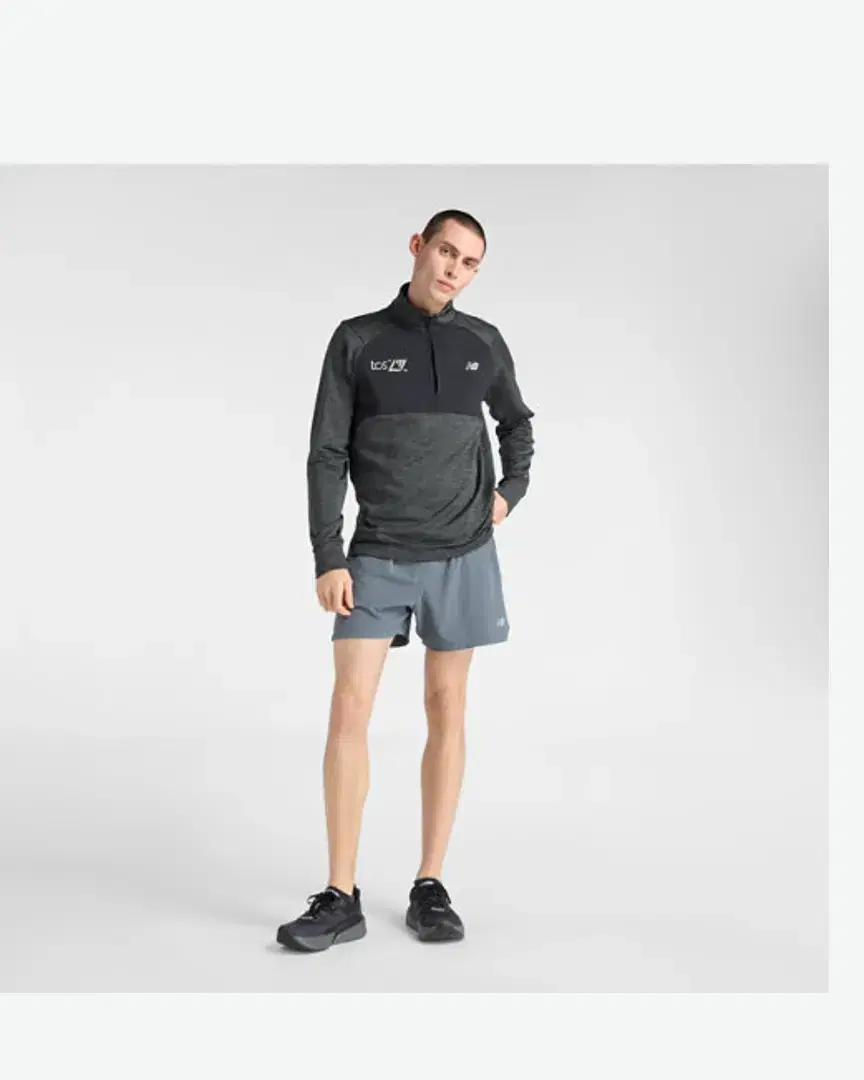 New Balance London Edition Rc Essential Heat Grid Half Zip Ldn M - MT61G44SBK (1) au meilleur prix !