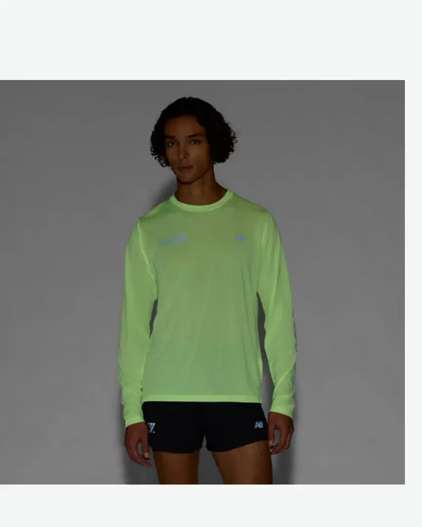 New Balance London Edition Rc Essential Long Sleeve M - MT61588PAFG (1) au meilleur prix !