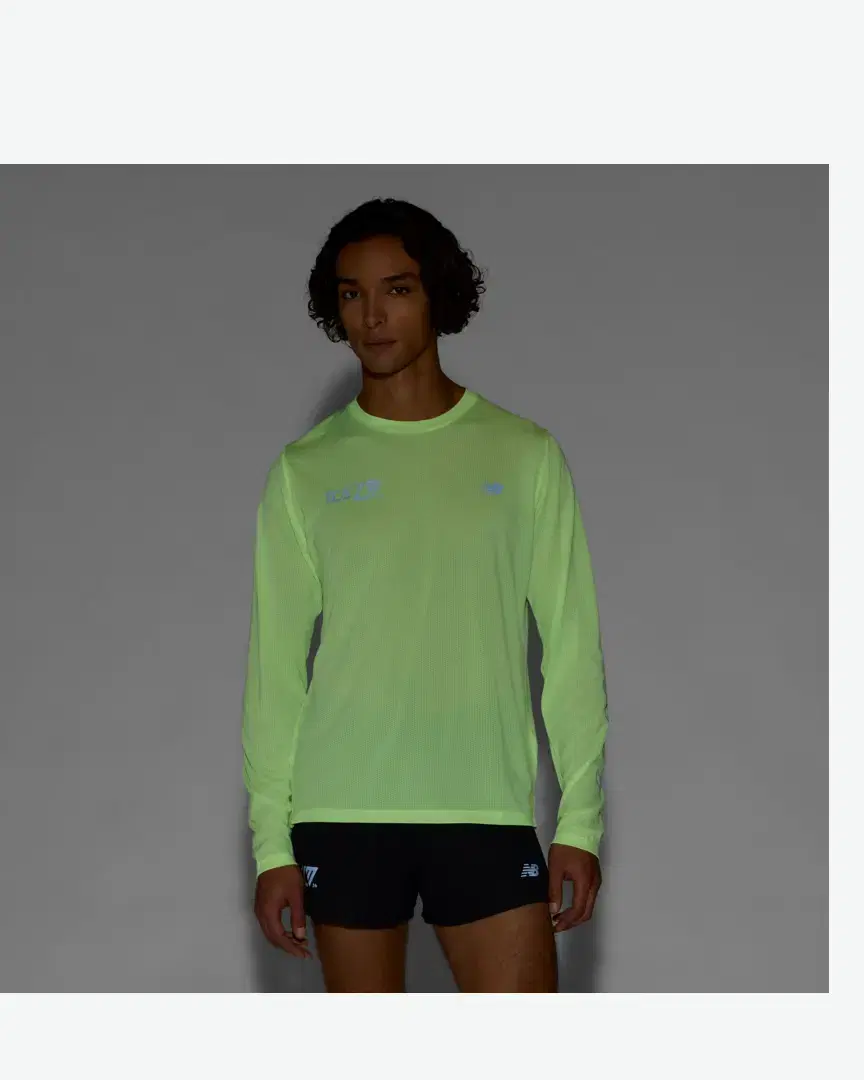 New Balance London Edition Rc Essential Long Sleeve M - MT61588PAFG (5) au meilleur prix !