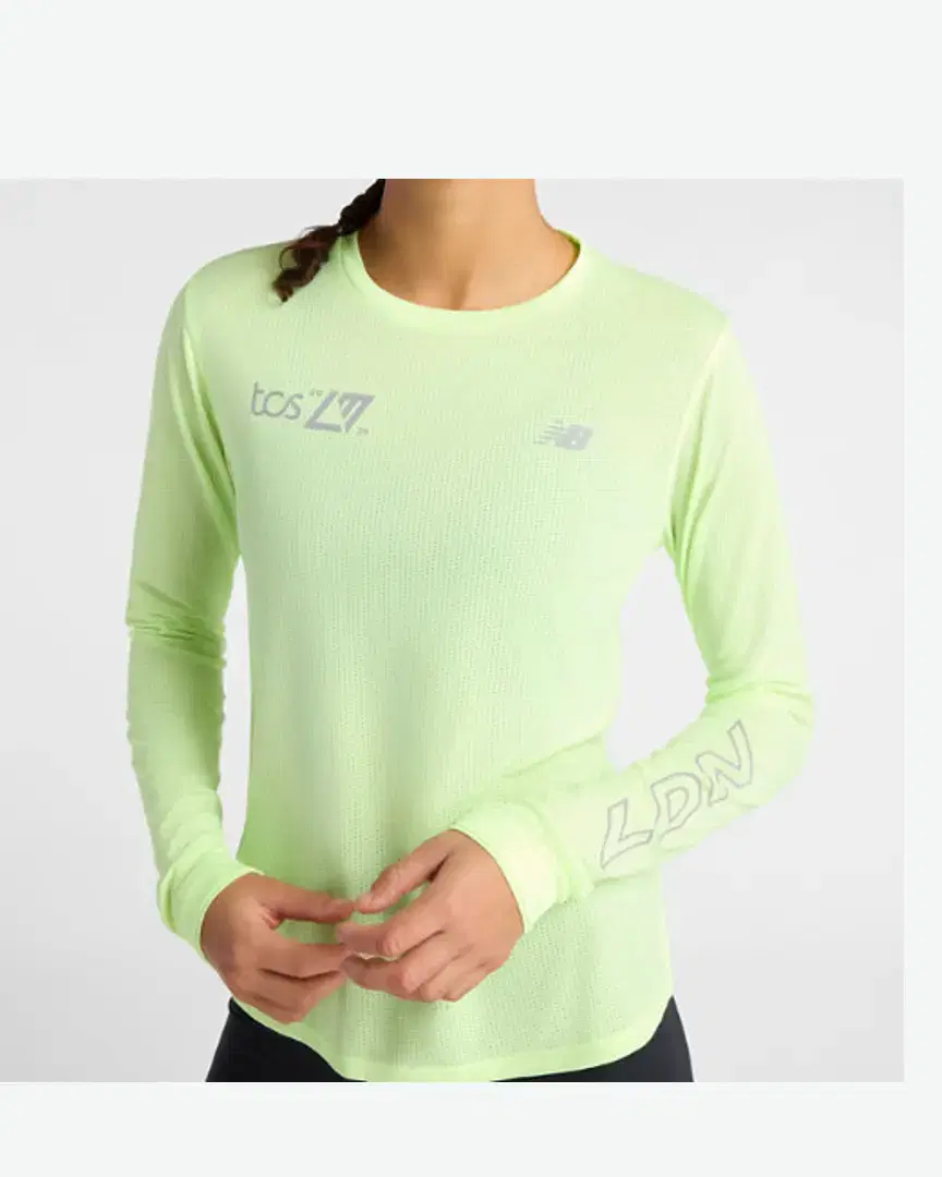 New Balance London Edition Rc Essential Long Sleeve W - WT61N674AFG (2) au meilleur prix !