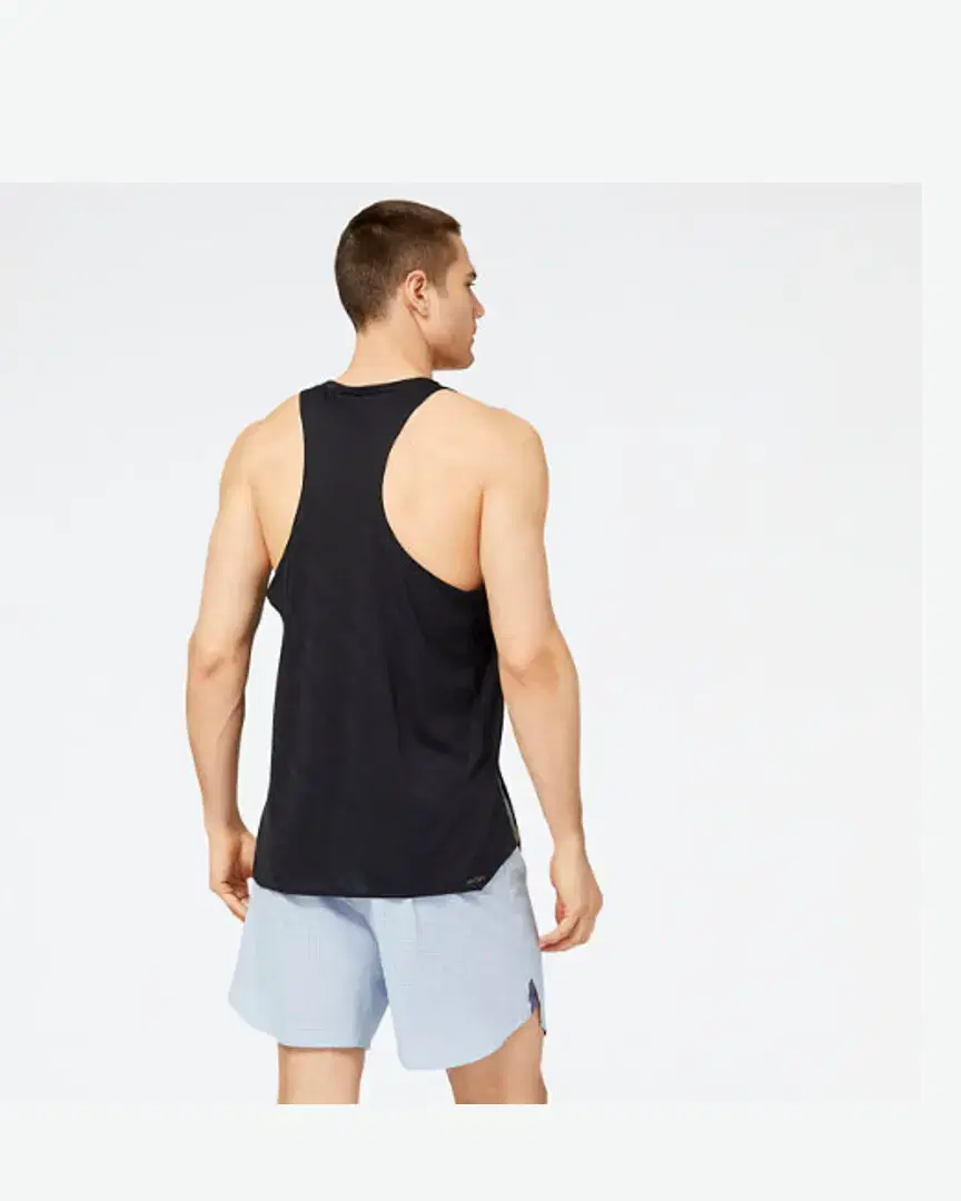 New Balance Q Speed Jacquard Singlet M - MT23280BK (2) au meilleur prix !