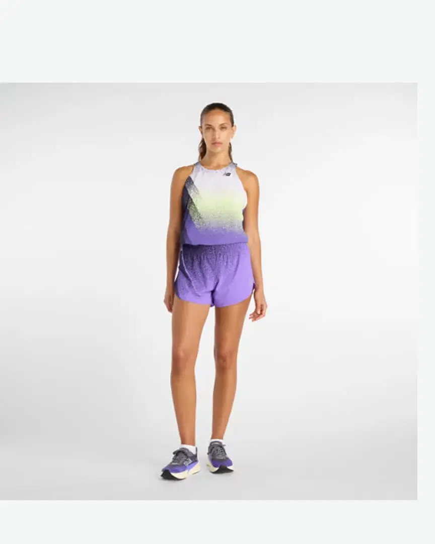 New Balance Race Day Ultra Light Printed Singlet W - WT61B671EPU (1) au meilleur prix !