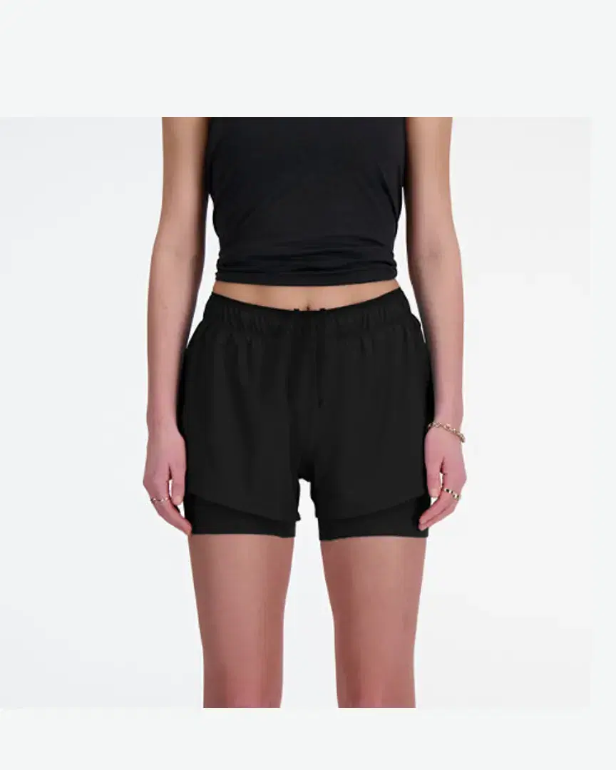 New Balance Rc 2-In-1 Short 3" W - WS41287BK (4) au meilleur prix !