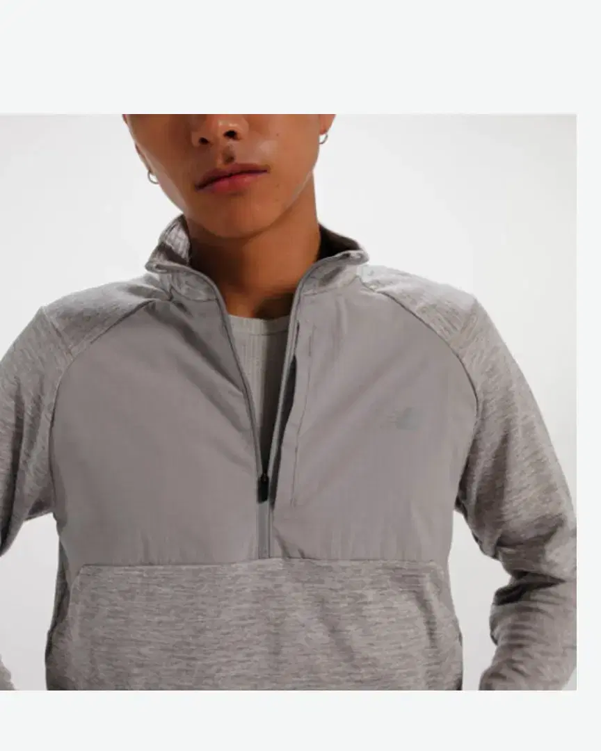 New Balance Rc Essential Heat Grid 1/2 Zip M - MT43204DAK (3) au meilleur prix !