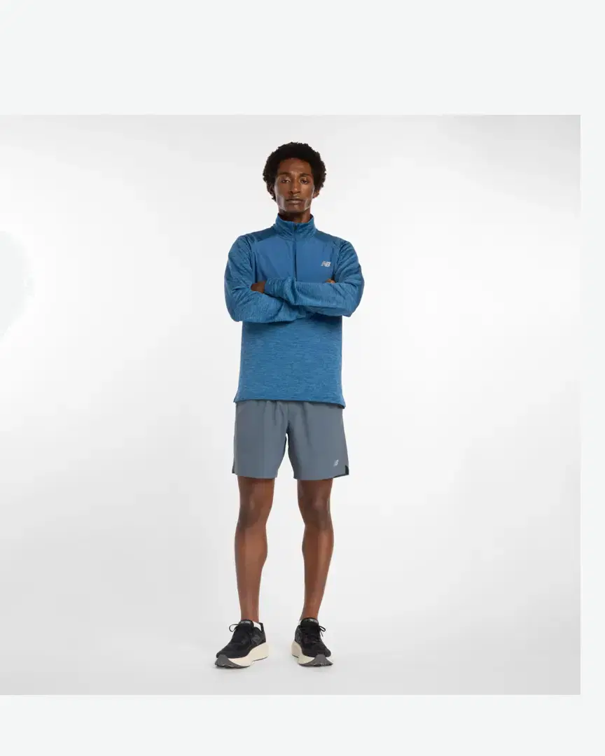 New Balance Rc Essential Heat Grid 1/2 Zip M - MT43204DAK (5) au meilleur prix !