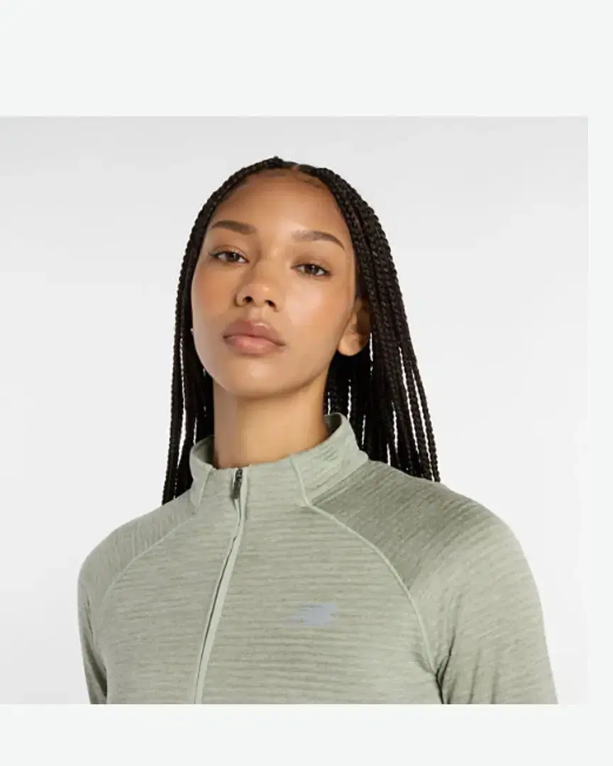 New Balance Rc Essential Heat Grid 1/2 Zip W - WT43200GSH (2) au meilleur prix !