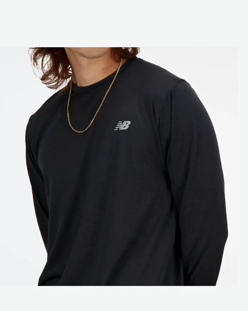 New Balance Rc Essential Long Sleeve M - MT41256BK (2) au meilleur prix !