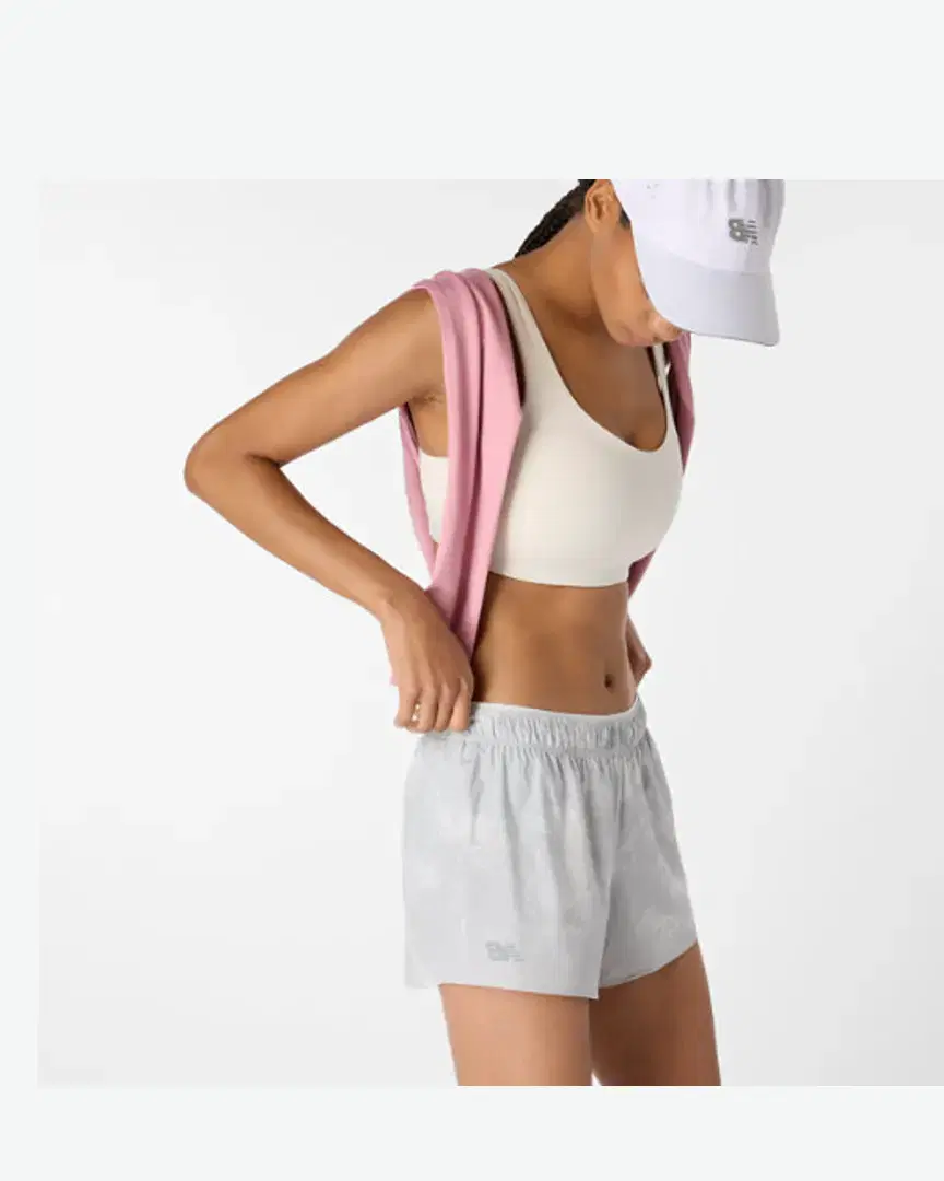 New Balance Rc Printed Short 3" W - WS41201GYM (0) au meilleur prix !