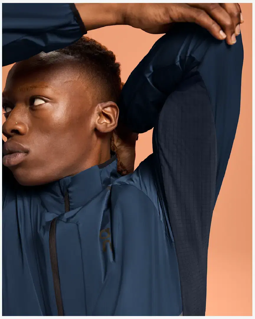 Veste À Capuche On Running Weather Jacket M - 1ME10310133 (4) au meilleur prix !