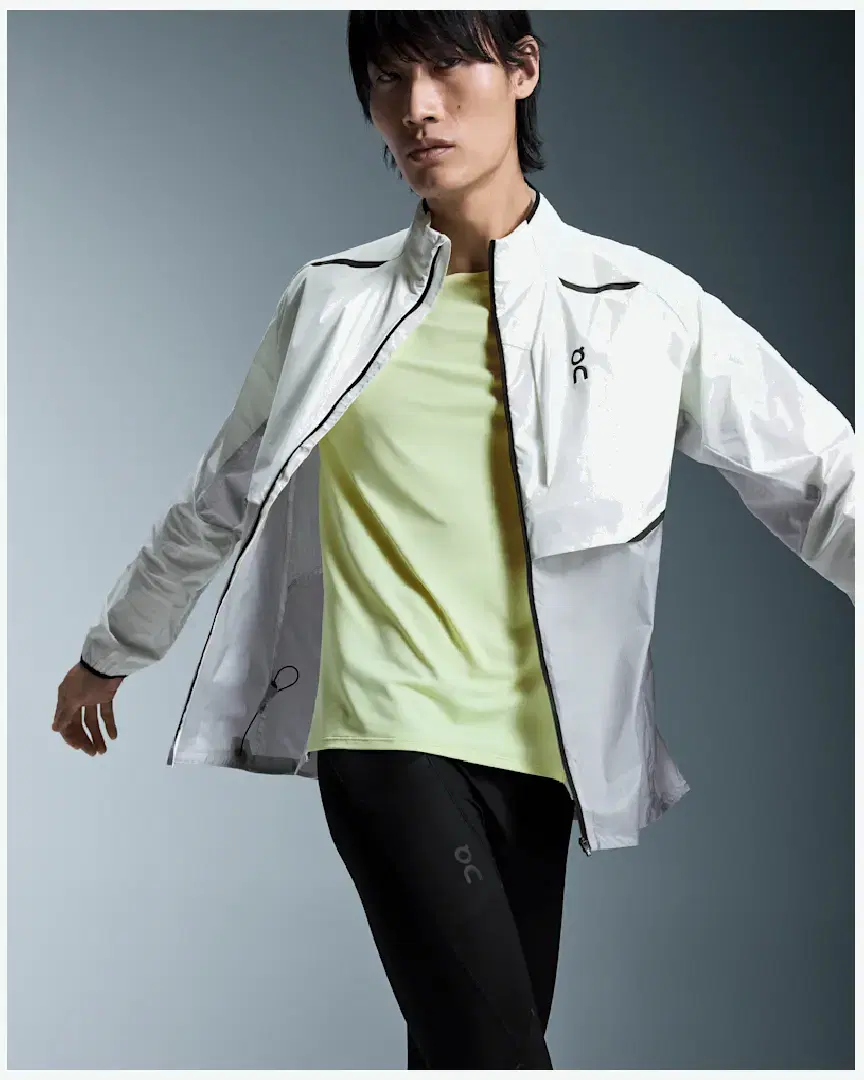 Veste À Capuche On Running Weather Jacket M - 1ME10310813 (4) au meilleur prix !