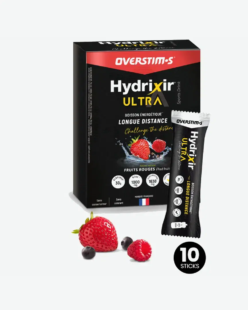 Overstims Boisson Hydrixir Ultra 10 Sticks Fruits Rouges - 3760307490245 (0) au meilleur prix !