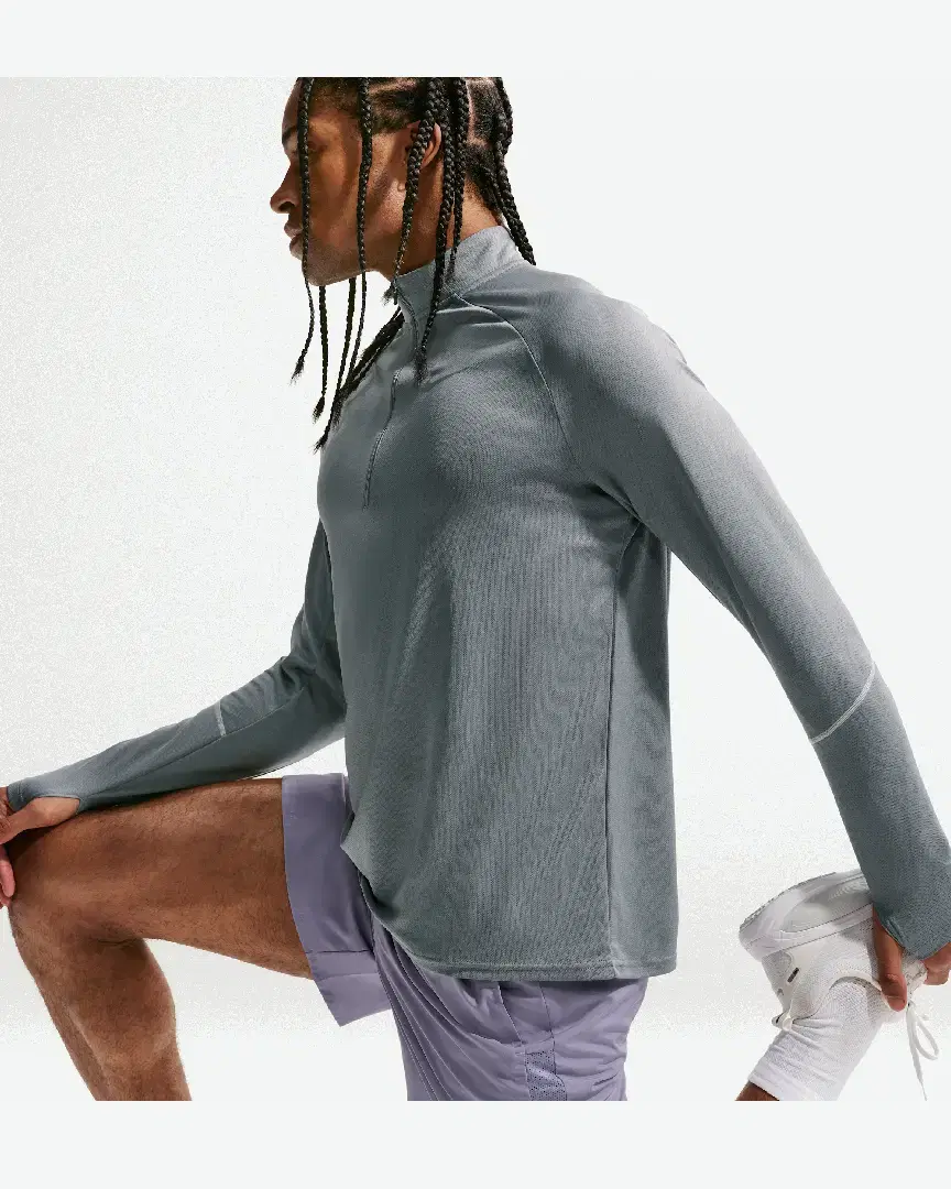 Pull 1/2 Zip Et Protection Uv Dri-Fit Nike Miler M - IF2084-084 (2) au meilleur prix !