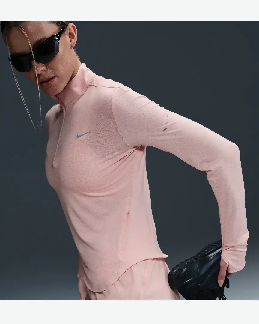 Pull 1/4 Zip Anti-Uv Dri-Fit Nike Swift W - HQ0499-607 (2) au meilleur prix !