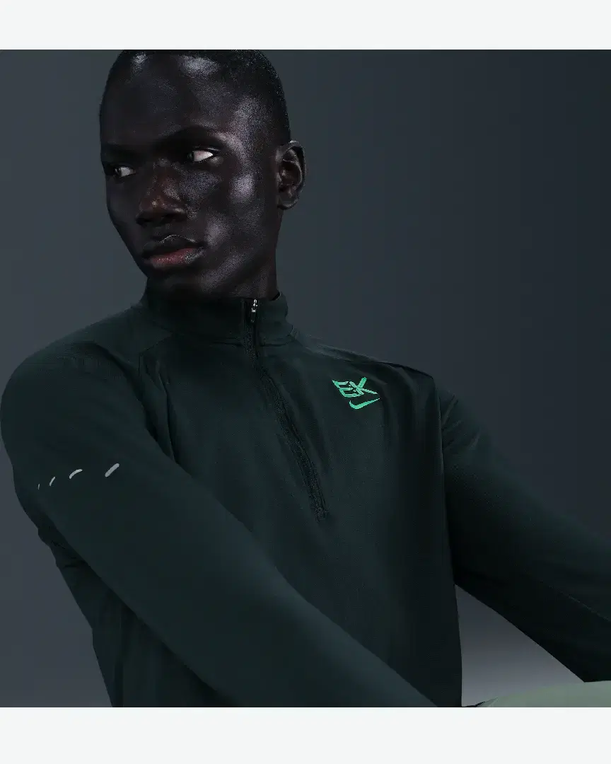 Pull 1/4 Zip Dri-Fit Nike Stride M - HV2658-390 (2) au meilleur prix !