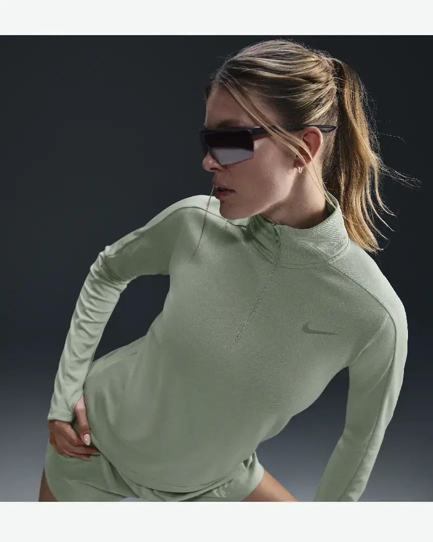 Pull 1/4 Zip Nike Dri-Fit Pacer W - DQ6377-370 (0) au meilleur prix !