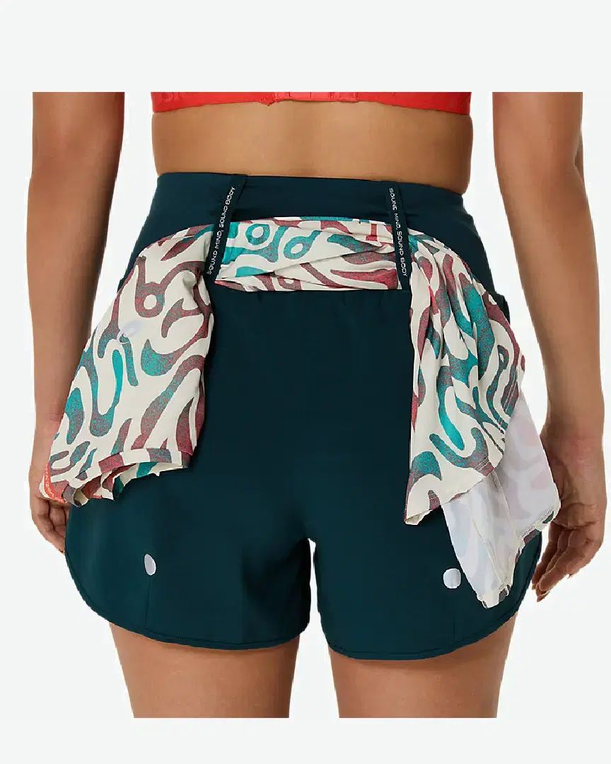 Short Asics Road 3.5In W - 2012C965-302 (6) au meilleur prix !