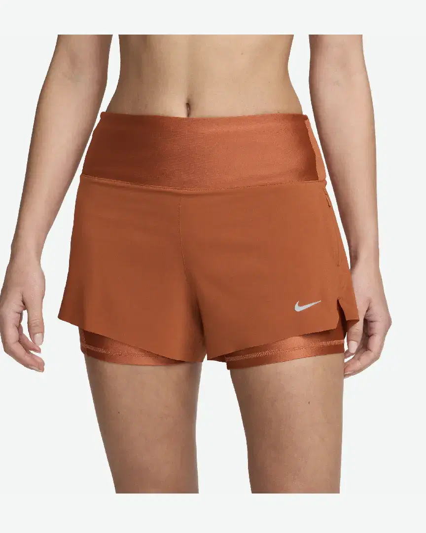 Short 2-En-1 Avec Poches Taille Mi-Basse 8 Cm Nike Dri-Fit Swift W - DX1029-825 (1) au meilleur prix !