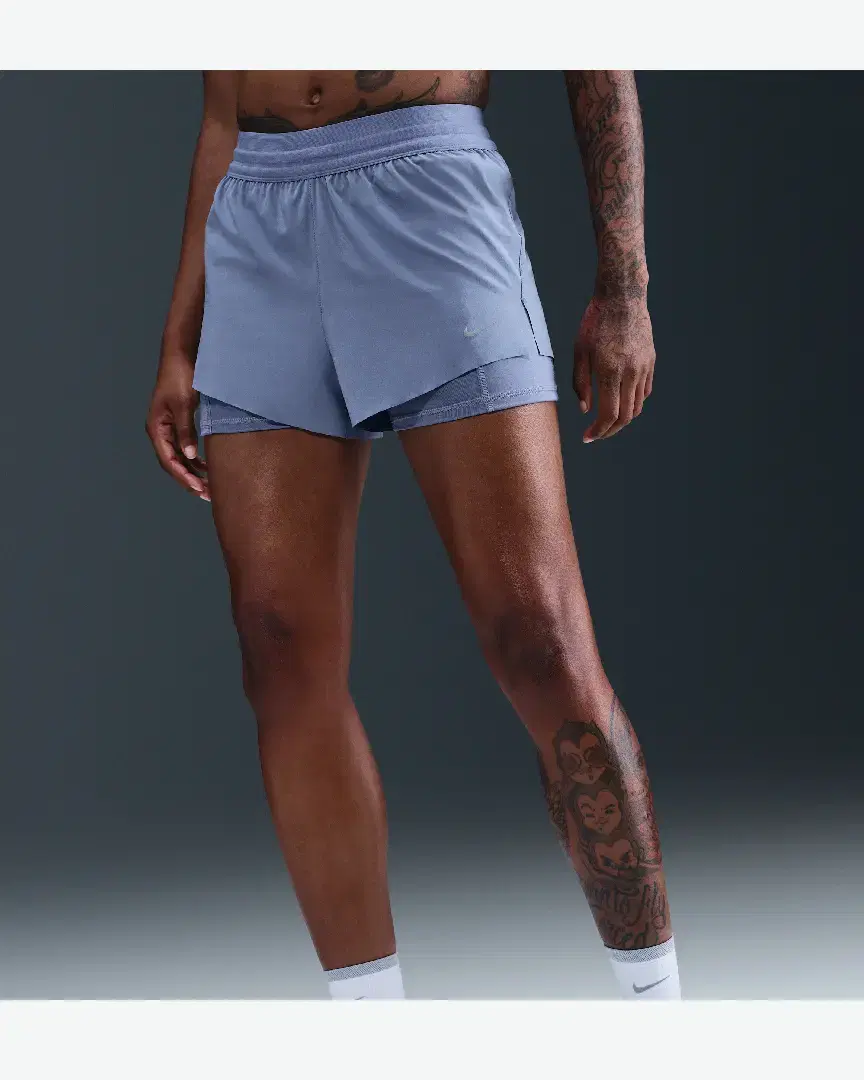 Short 2-En-1 Taille Mi-Haute Dri-Fit Nike Swift W - HJ5376-499 (1) au meilleur prix !