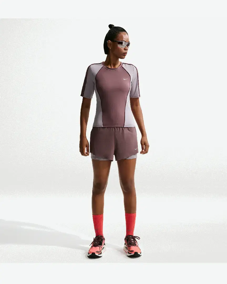 Short 2-En-1 Taille Mi-Haute Dri-Fit Nike Swift W - HJ5376-502 (0) au meilleur prix !