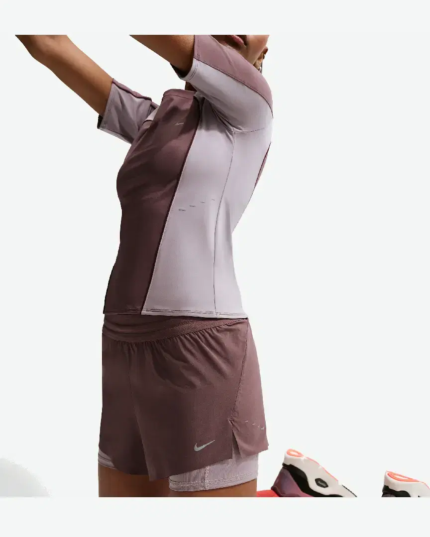 Short 2-En-1 Taille Mi-Haute Dri-Fit Nike Swift W - HJ5376-502 (3) au meilleur prix !