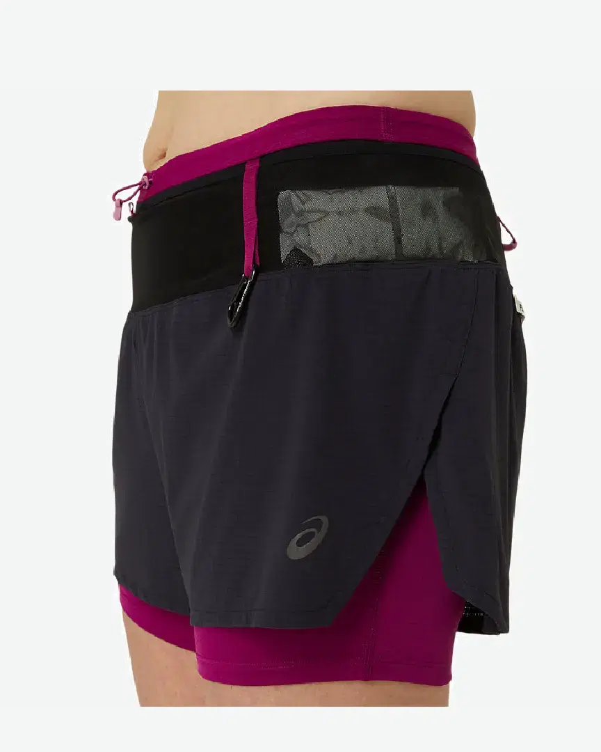 Short Asics Fujitrail 2-N-1 W - 2012C719-002 (5) au meilleur prix !