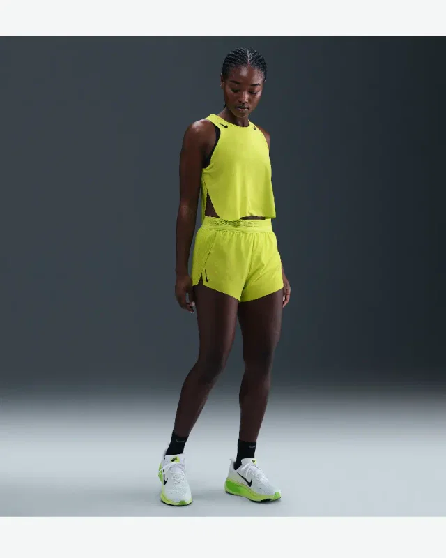 Short Taille Mi-Haute Avec Sous-Short Intégré Dri-Fit Adv Nike Aeroswift 8 Cm W