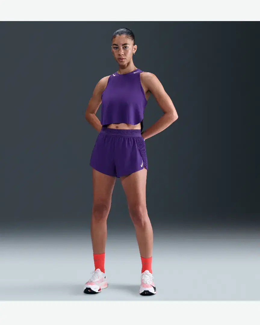 Short Taille Mi-Haute Avec Sous-Short Intégré Dri-Fit Adv Nike Aeroswift 8 Cm W - FN2328-547 (0) au meilleur prix !