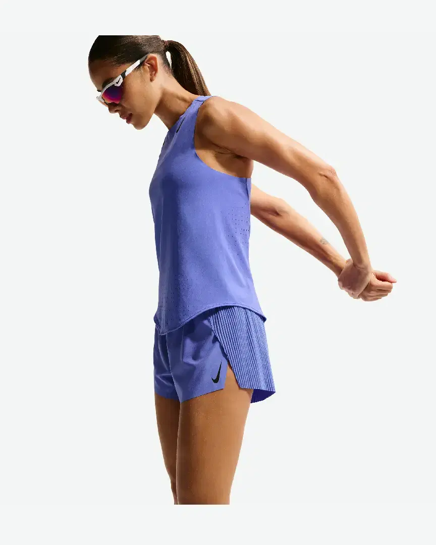 Short Taille Mi-Haute Avec Sous-Short Intégré Dri-Fit Adv Nike Aeroswift 8 Cm W - FN2328-570 (3) au meilleur prix !