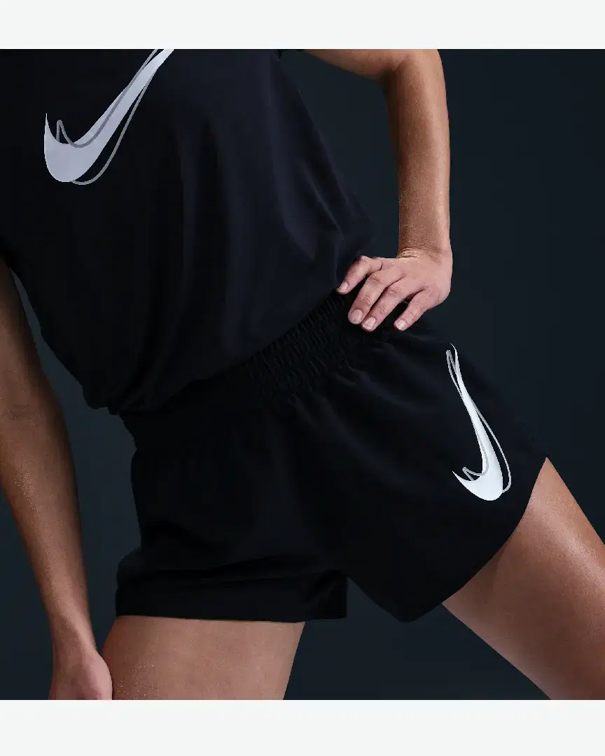 Short Taille Mi-Haute Avec Sous-Short Intégré Dri-Fit Nike One W - HJ2195-010 (1) au meilleur prix !