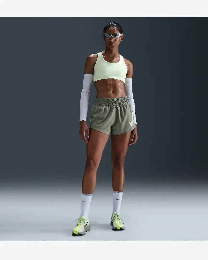 Short Taille Mi-Haute Avec Sous-Short Intégré Dri-Fit Nike One W - HJ2195-386 (0) au meilleur prix !