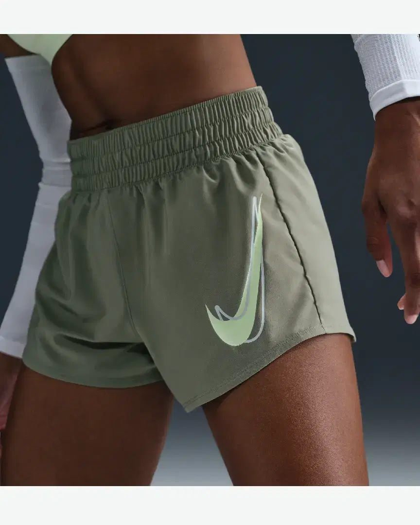 Short Taille Mi-Haute Avec Sous-Short Intégré Dri-Fit Nike One W - HJ2195-386 (1) au meilleur prix !