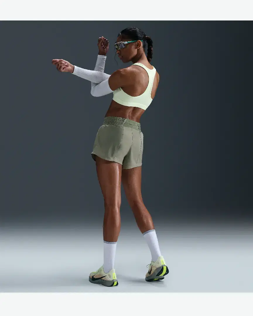 Short Taille Mi-Haute Avec Sous-Short Intégré Dri-Fit Nike One W - HJ2195-386 (3) au meilleur prix !