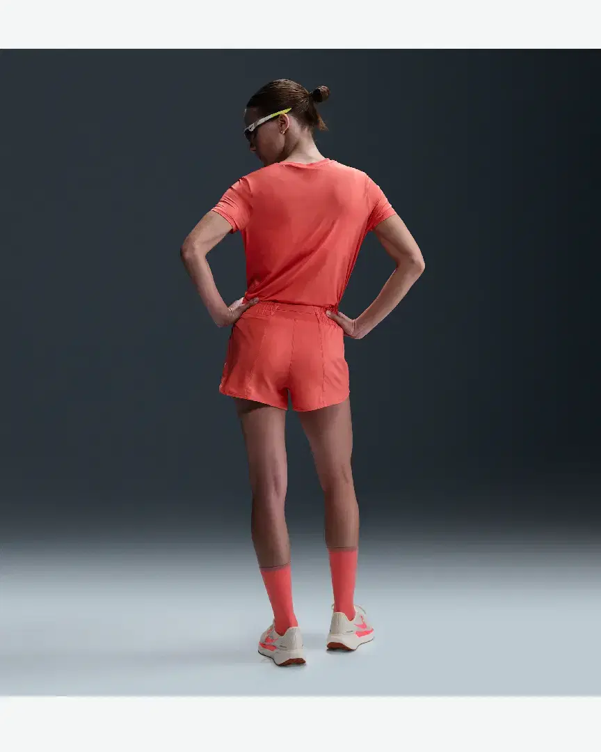 Short Taille Mi-Haute Avec Sous-Short Intégré Dri-Fit Nike One W - HJ2195-814 (3) au meilleur prix !