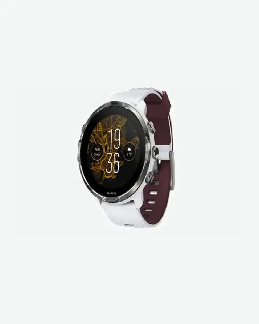 Suunto 7 Gps Watch White Burgundy Produit Reconditionne - OCCSRG08189359 (0) au meilleur prix !