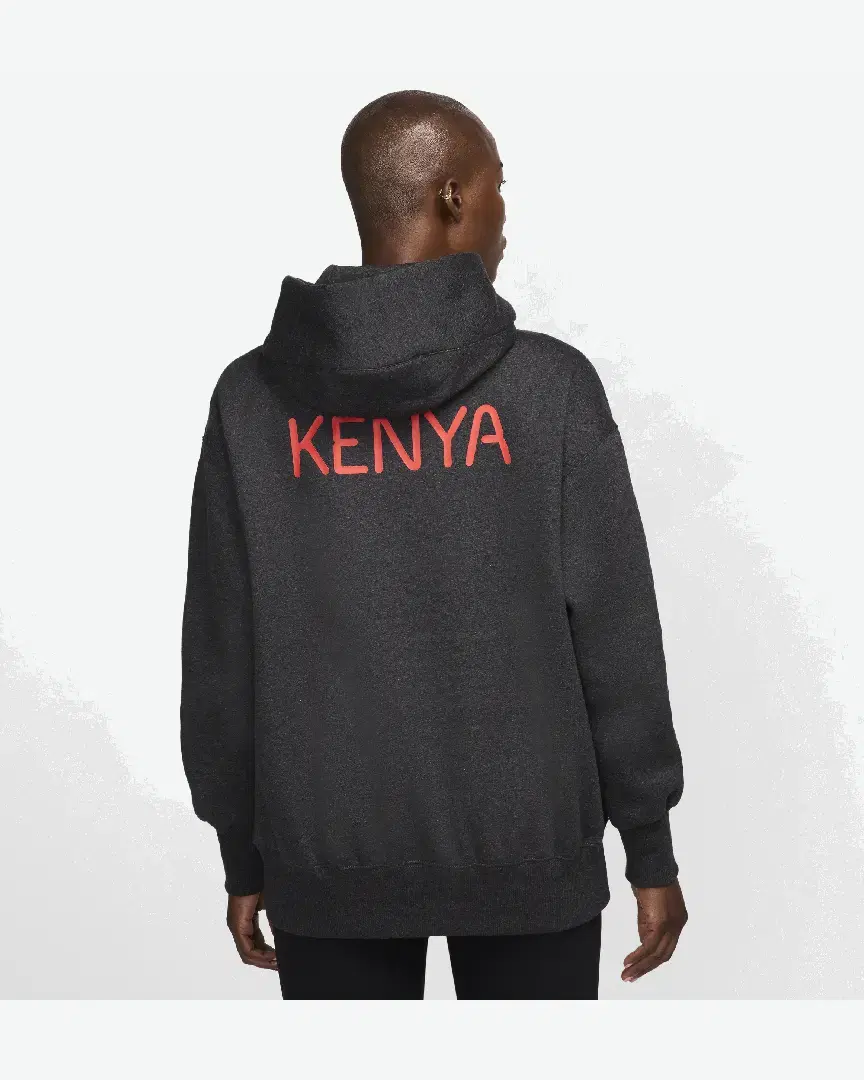Sweat À Capuche Oversize À Zip Nike Team Kenya Phoenix Fleece W - FJ3226-032 (1) au meilleur prix !